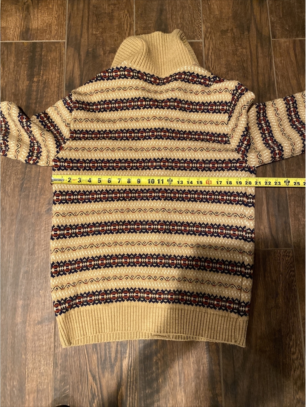 Lord Jeff Cardigan Sweater Men's XL Nordic Cardigan Vintage - Picture 8 of 9